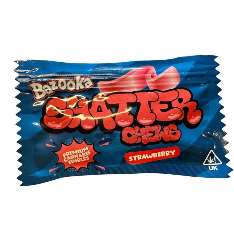 MadBudz Shatter Chews Bazooka Strawberry